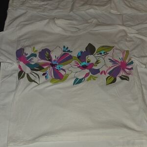 GAP Kids Floral Matching Set - White and Purple